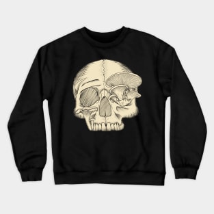 Mushroom skull Crewneck Sweatshirt